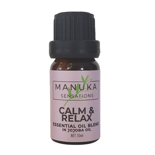 Calm & Relax Essential Oil Blend in Jojoba Oil